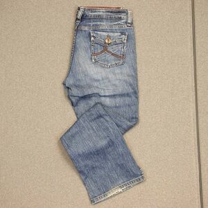 DKNY Jeans Low Rise Straight Leg Jeans
